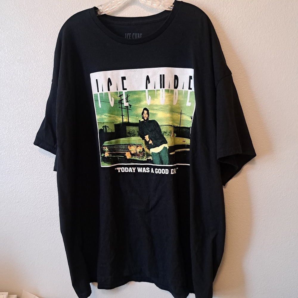 Ice Cube Today Was A Good Day Black Graphic T-Shirt Mens 3XL Rap Tee